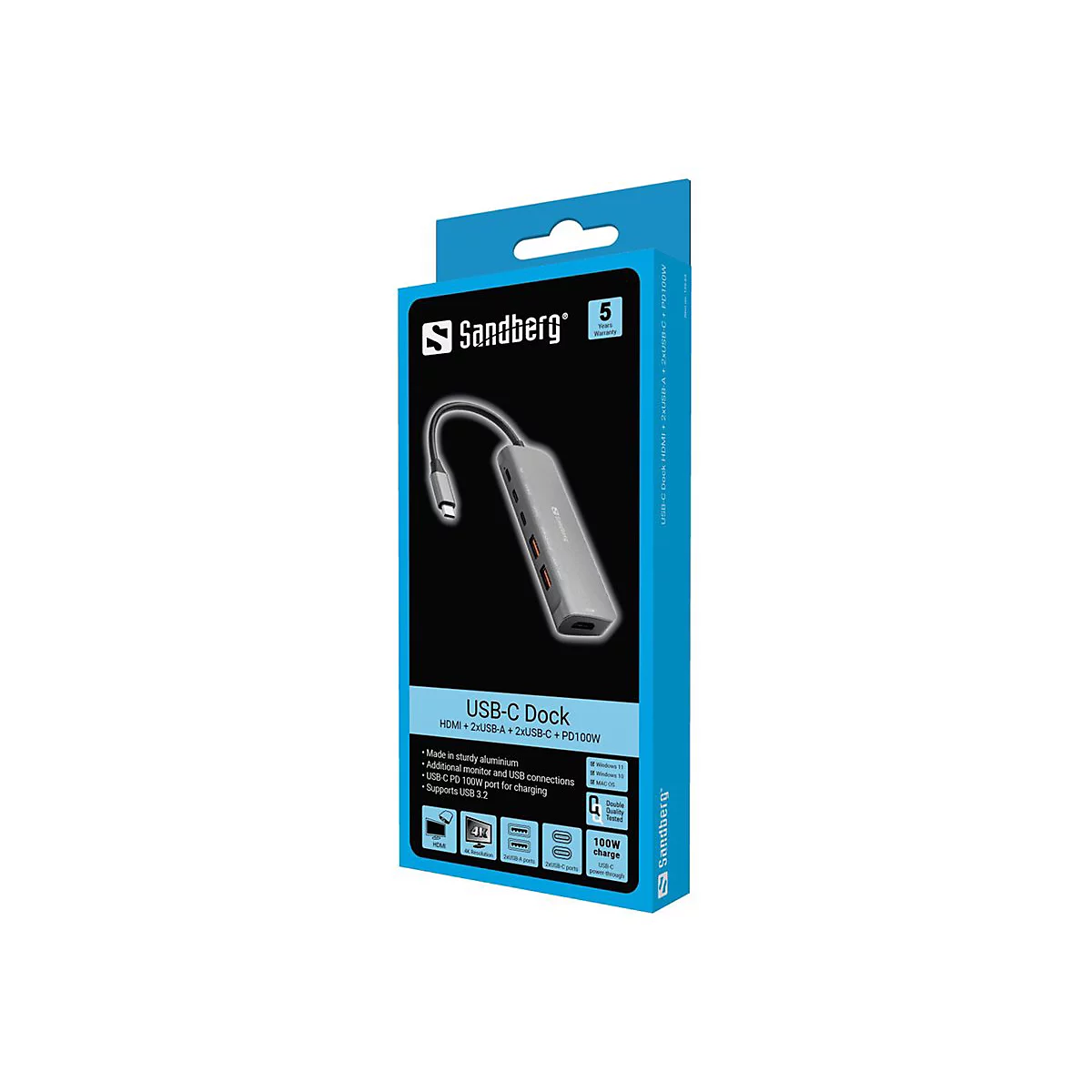 Sandberg - Dockingstation - USB-C - HDMI
