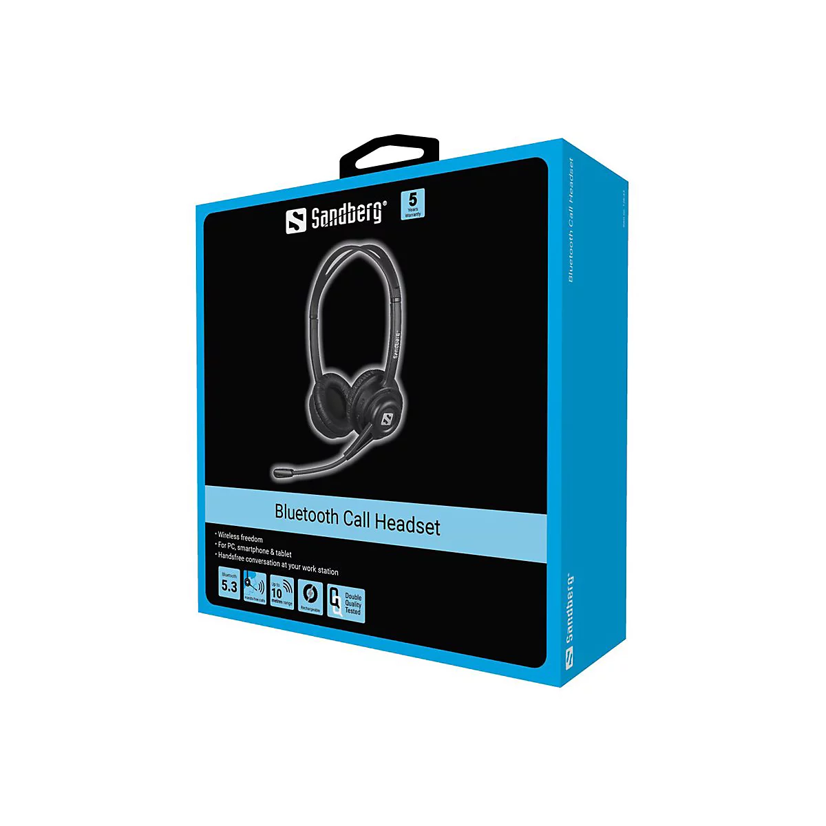Sandberg - Headset - ohrumschließend - Bluetooth - kabellos, kabelgebunden - USB-C