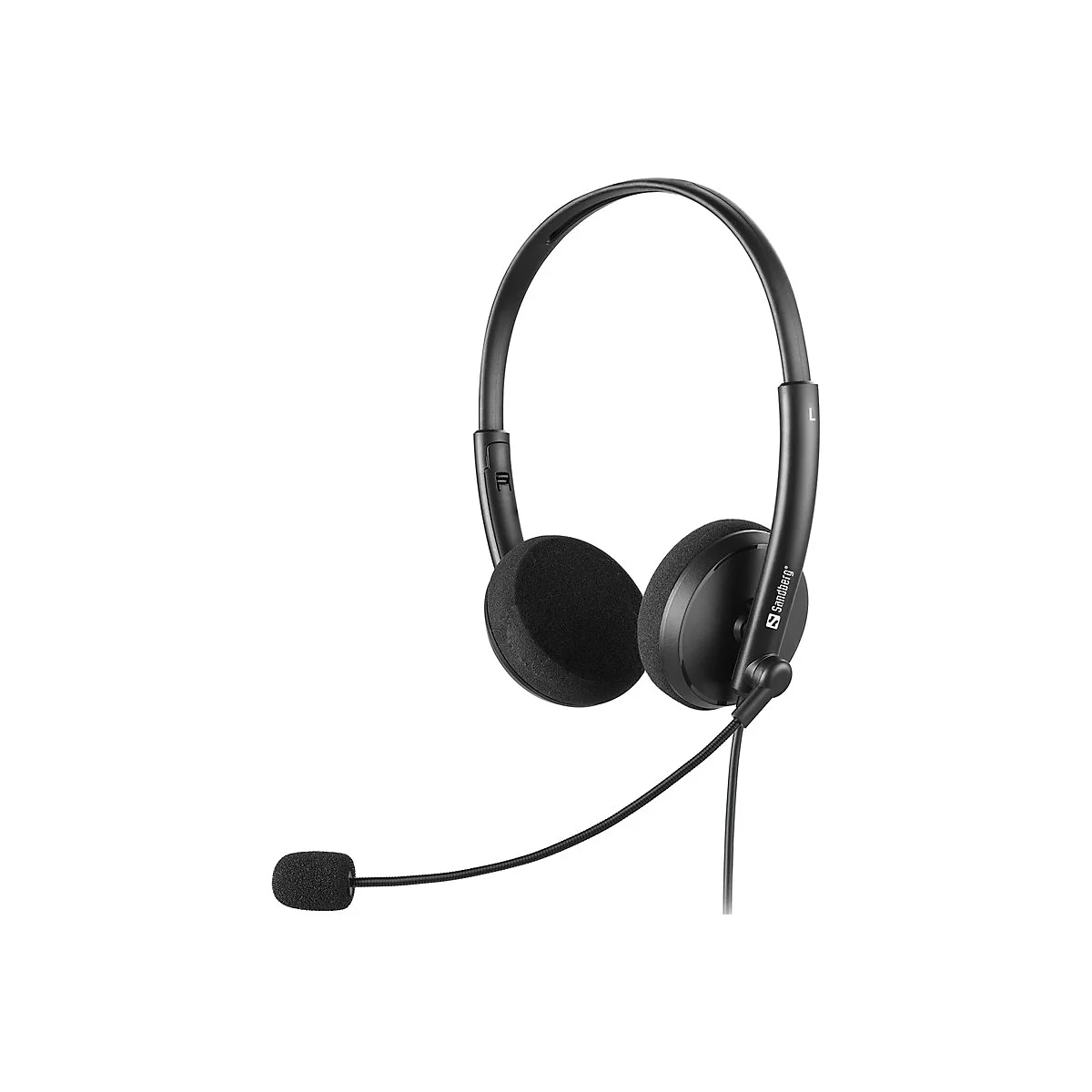 Sandberg MiniJack Office Headset Saver - Headset - On-Ear - kabelgebunden - 3,5 mm Stecker