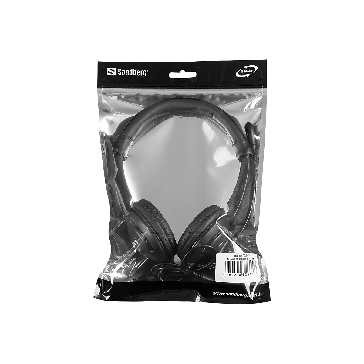 Sandberg Office Saver - Headset - On-Ear - kabelgebunden - 3,5 mm Stecker