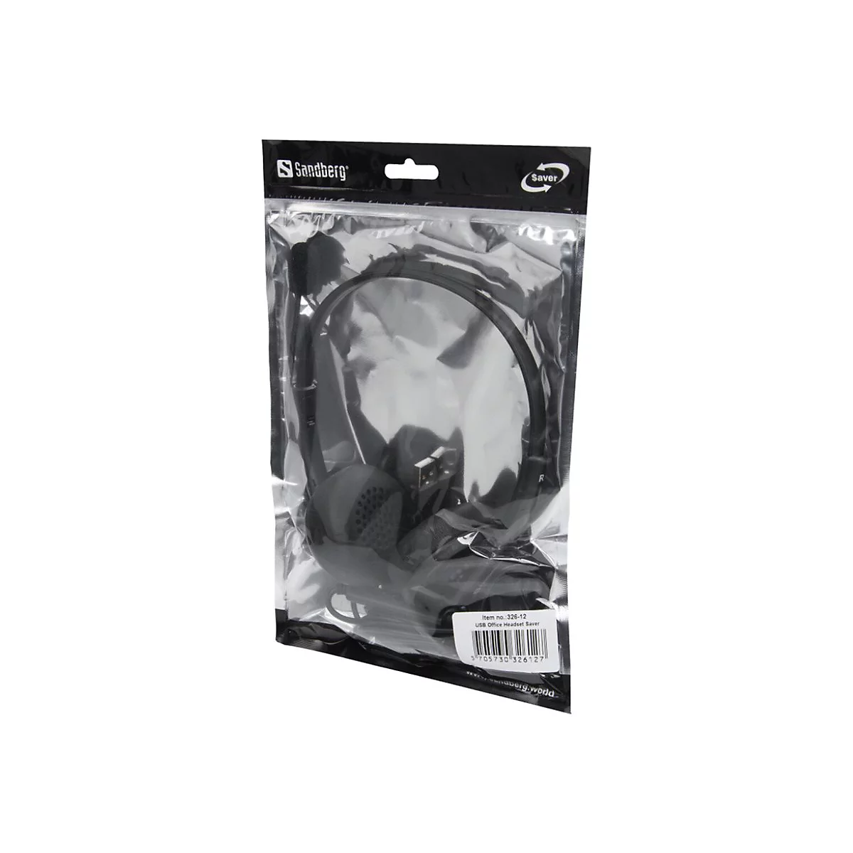 Sandberg Office Saver - Headset - On-Ear - kabelgebunden - USB