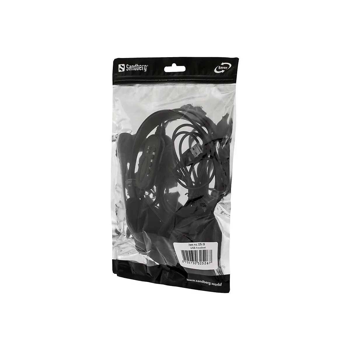 Sandberg Saver - Headset - On-Ear - kabelgebunden - USB