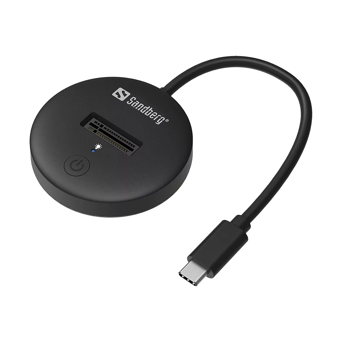 Sandberg - SSD-Dockingstation Schächte: 1 - M.2 - M.2 NVMe Card - USB-C 3.2 (Gen 2)