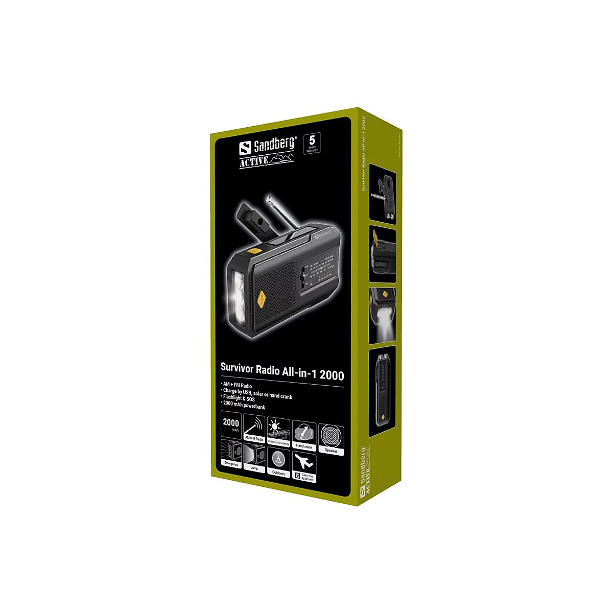 Sandberg Survivor Radio All-in-1 2000 - Radio