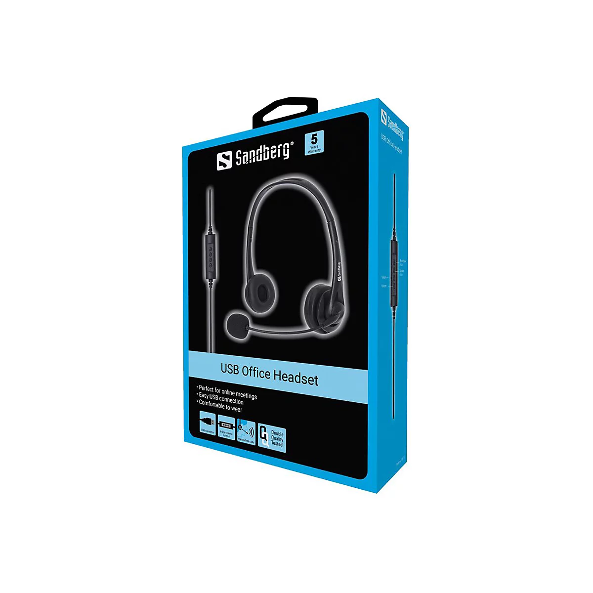 Sandberg USB Office Headset - Headset - On-Ear - kabelgebunden - USB-A