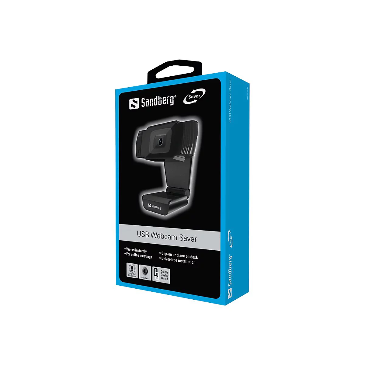Sandberg USB Webcam Saver - Webcam - Farbe - 640 x 480 - Audio - USB 2.0