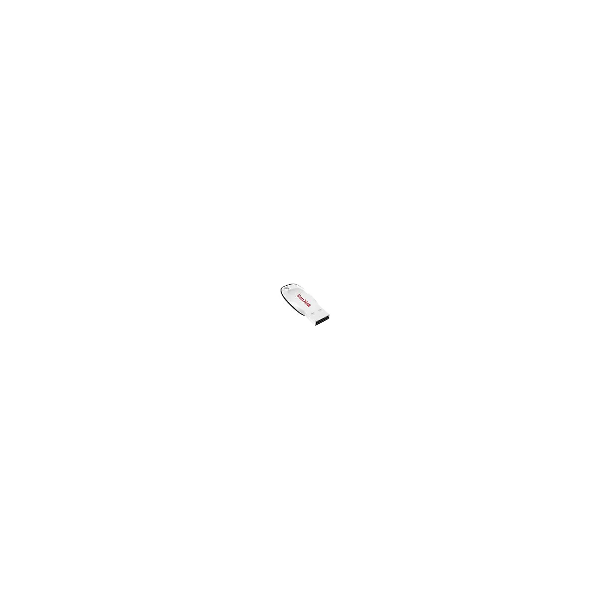SanDisk Cruzer Blade - USB-Flash-Laufwerk - 16 GB - USB 2.0 - weiß