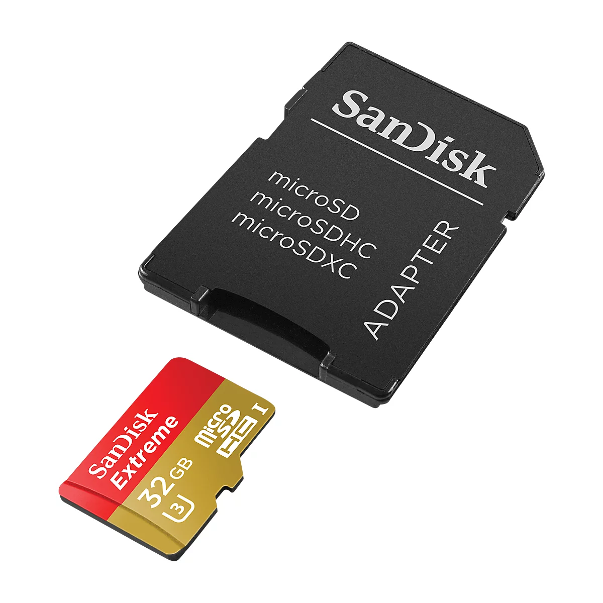 SanDisk Extreme micro SDHC, SDSDQXL-032G-G46A, 32 GB