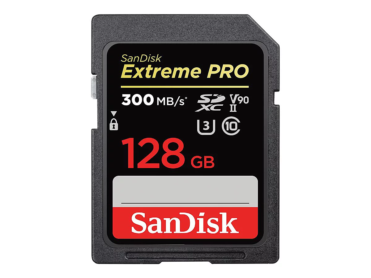 SanDisk Extreme Pro - Flash-Speicherkarte - 128 GB - UHS-II U3 / Class10 - 1733x/2000x - SDXC UHS-II