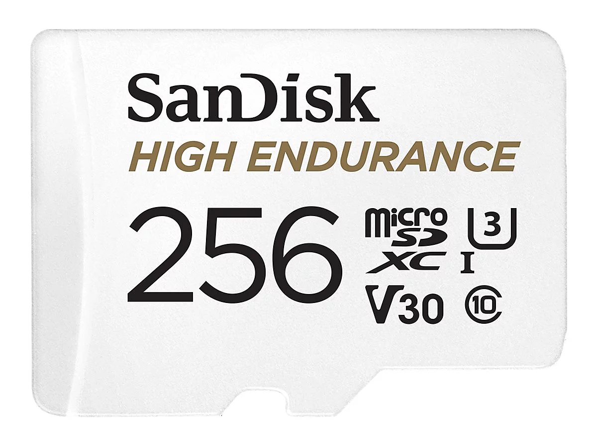 SanDisk High Endurance - Flash-Speicherkarte - 256 GB - microSDXC UHS-I