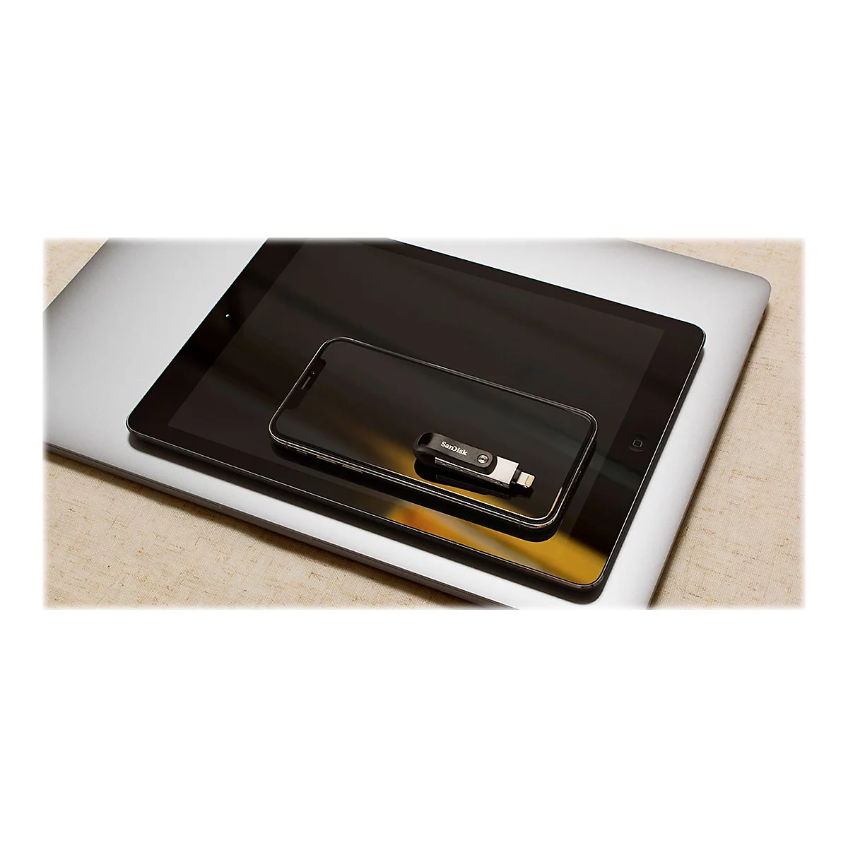 SanDisk iXpand Go - USB-Flash-Laufwerk - 256 GB