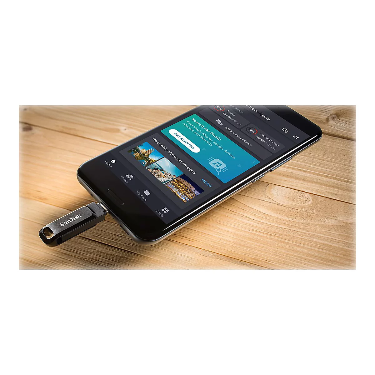 SanDisk Ultra Dual Drive Go - USB-Flash-Laufwerk - 512 GB - USB 3.2 Gen 1 / USB-C