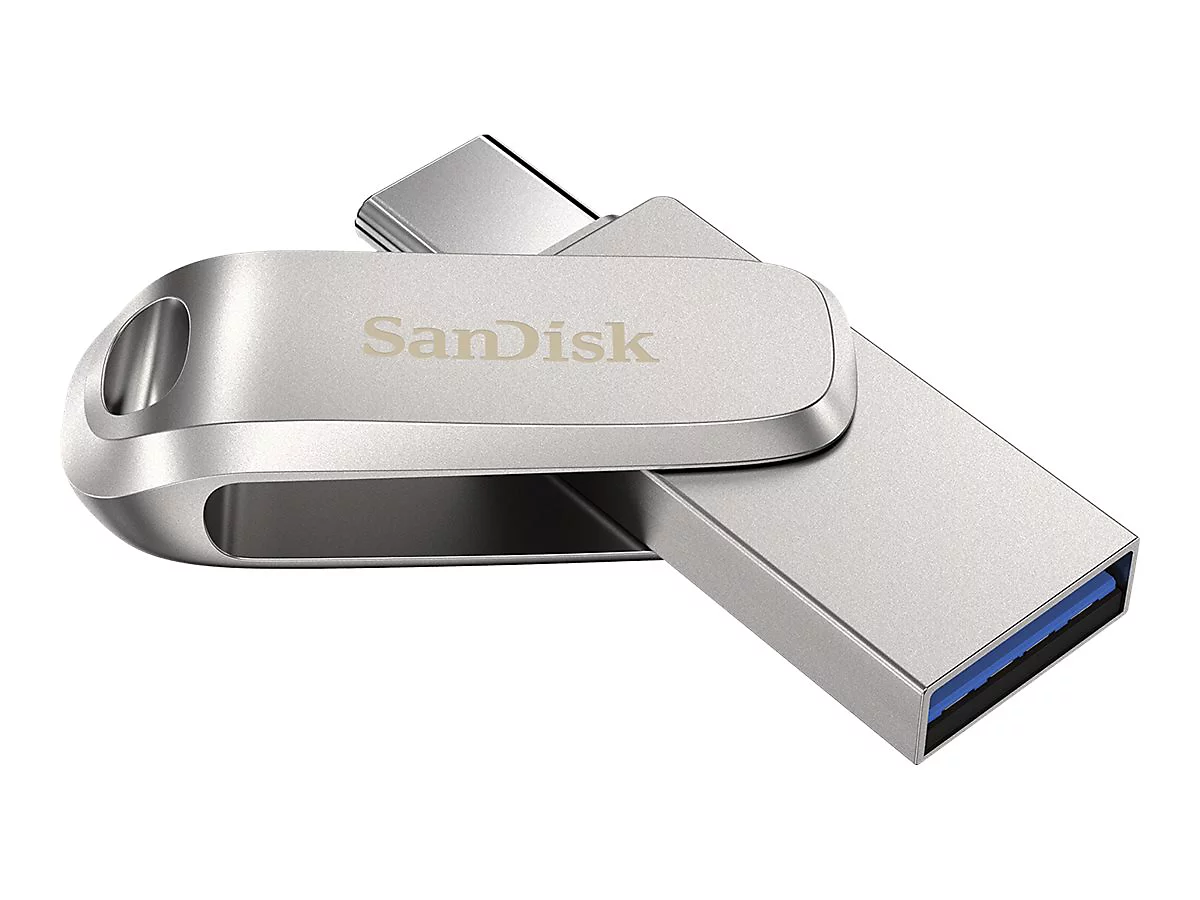 SanDisk Ultra Dual Drive Luxe - USB-Flash-Laufwerk - 64 GB