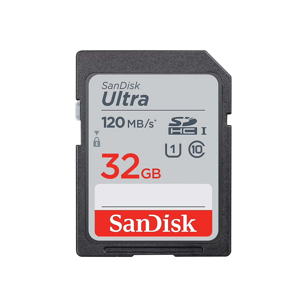 SD-Karte von SanDisk Ultra mit 32 GB SpeicherkapazitÃ¤t.