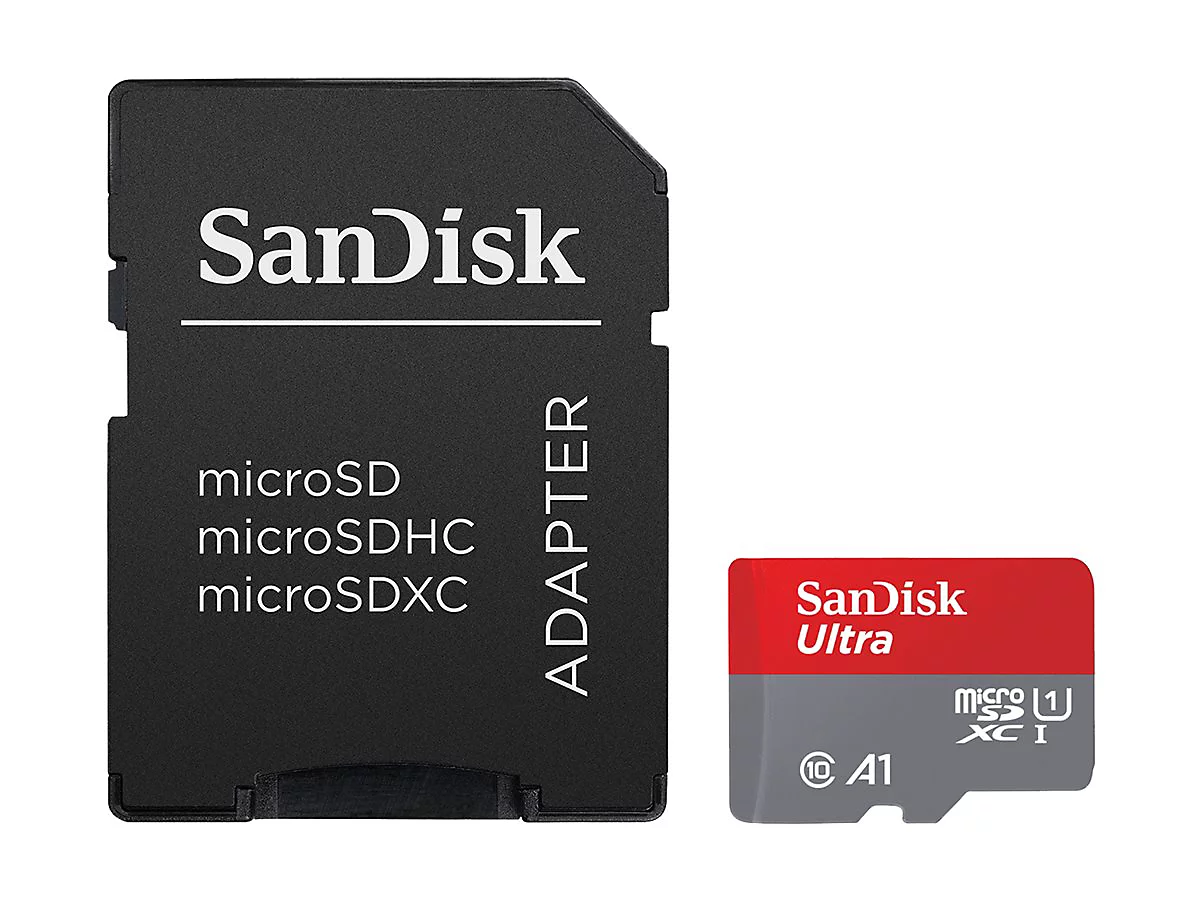 SanDisk Ultra - Flash-Speicherkarte (microSDXC-an-SD-Adapter inbegriffen) - 1.5 TB - A1 / UHS Class 1 / Class10 - microSDXC UHS-I