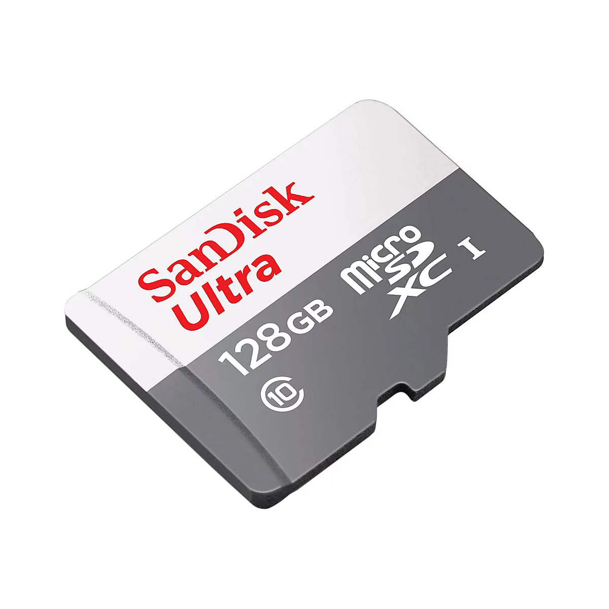 SanDisk Ultra - Flash-Speicherkarte (microSDXC-an-SD-Adapter inbegriffen) - 128 GB - UHS-I / Class10 - microSDXC UHS-I