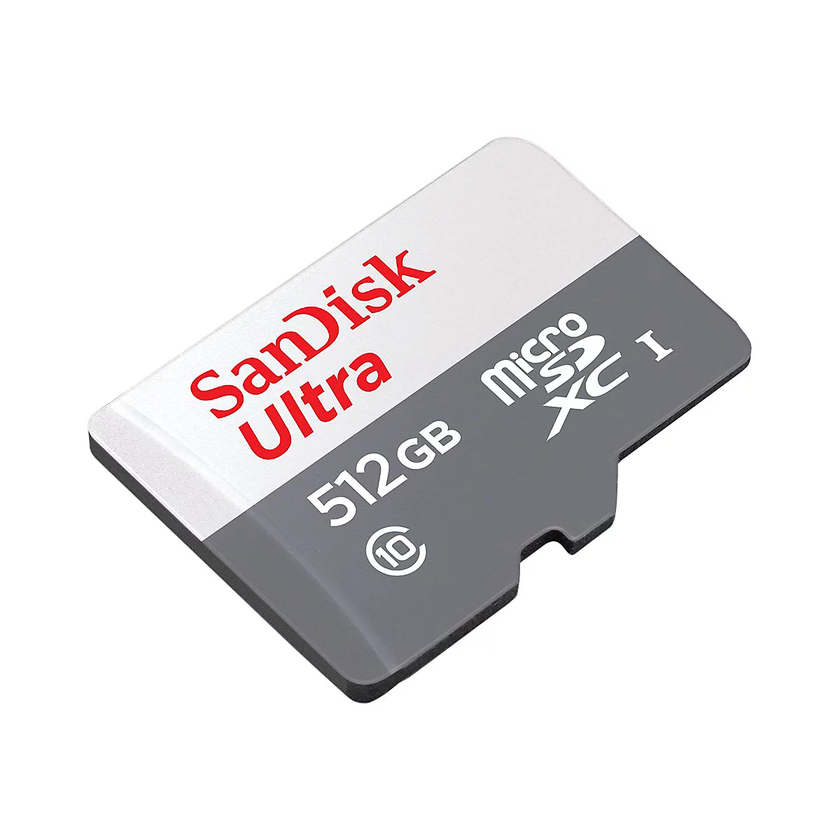 SanDisk Ultra - Flash-Speicherkarte (microSDXC-an-SD-Adapter inbegriffen) - 512 GB - Class 10 - microSDXC UHS-I