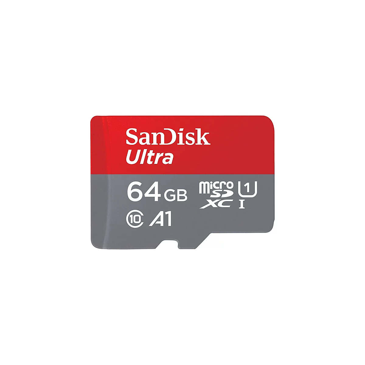 SanDisk Ultra - Flash-Speicherkarte (microSDXC-an-SD-Adapter inbegriffen) - 64 GB - A1 / UHS Class 1 / Class10 - microSDXC UHS-I