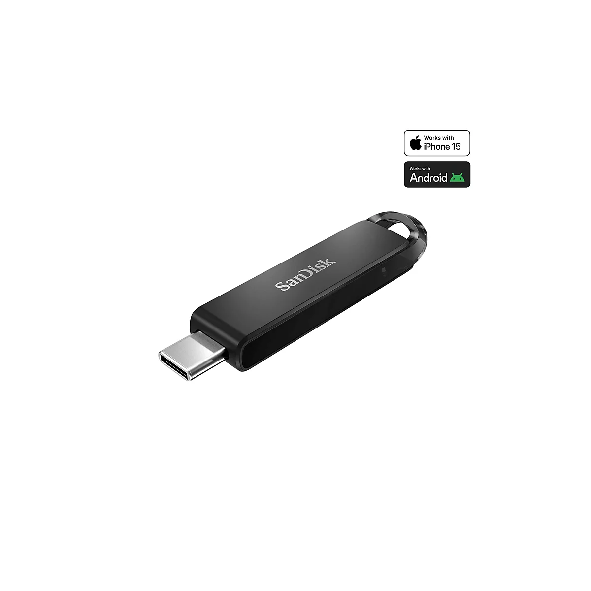 SanDisk Ultra - USB-Flash-Laufwerk - 128 GB - USB 3.1 Gen 1 / USB-C