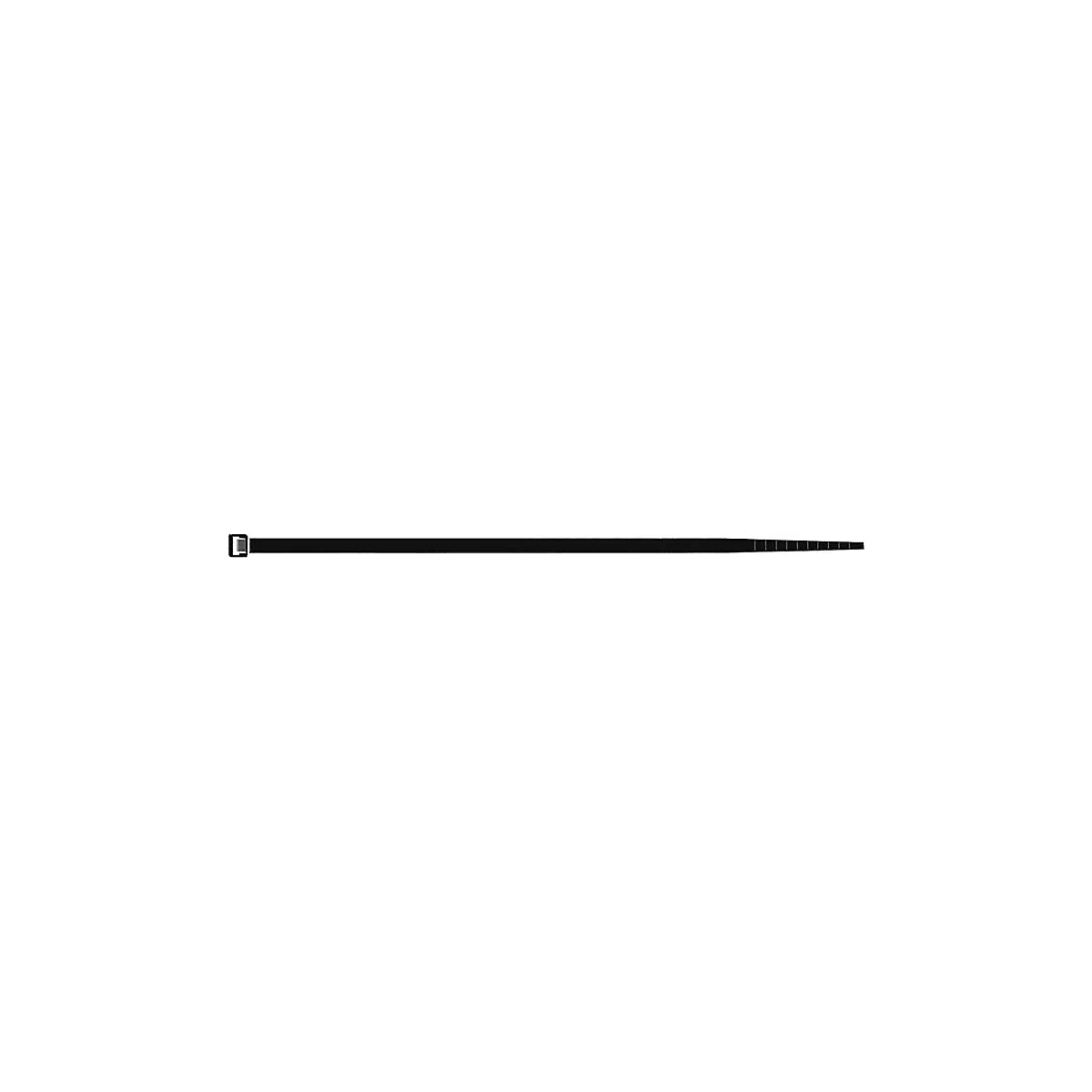 SapiSelco bundelbanden SEL.FIT, L 100 x B 2,5 mm, PA 6.6 zwart, trekbelasting 80N, 100 stuks