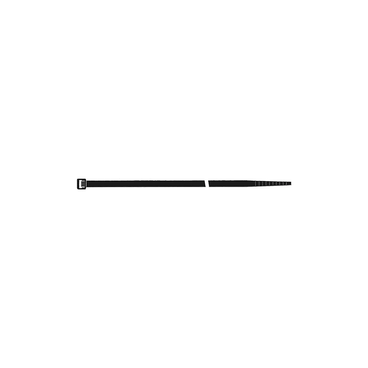 SapiSelco bundelbanden SEL.FIT, L 200 mm x B 4,5 mm, polyamide 6.6 zwart, bundel Ø 51 mm, 100 stuks