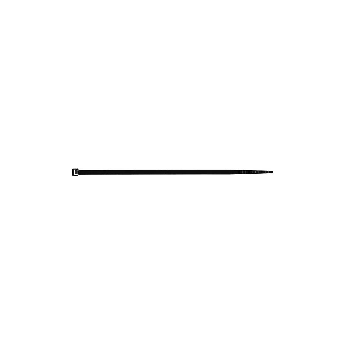 Une vis noire avec filetage, photographiée de côté.