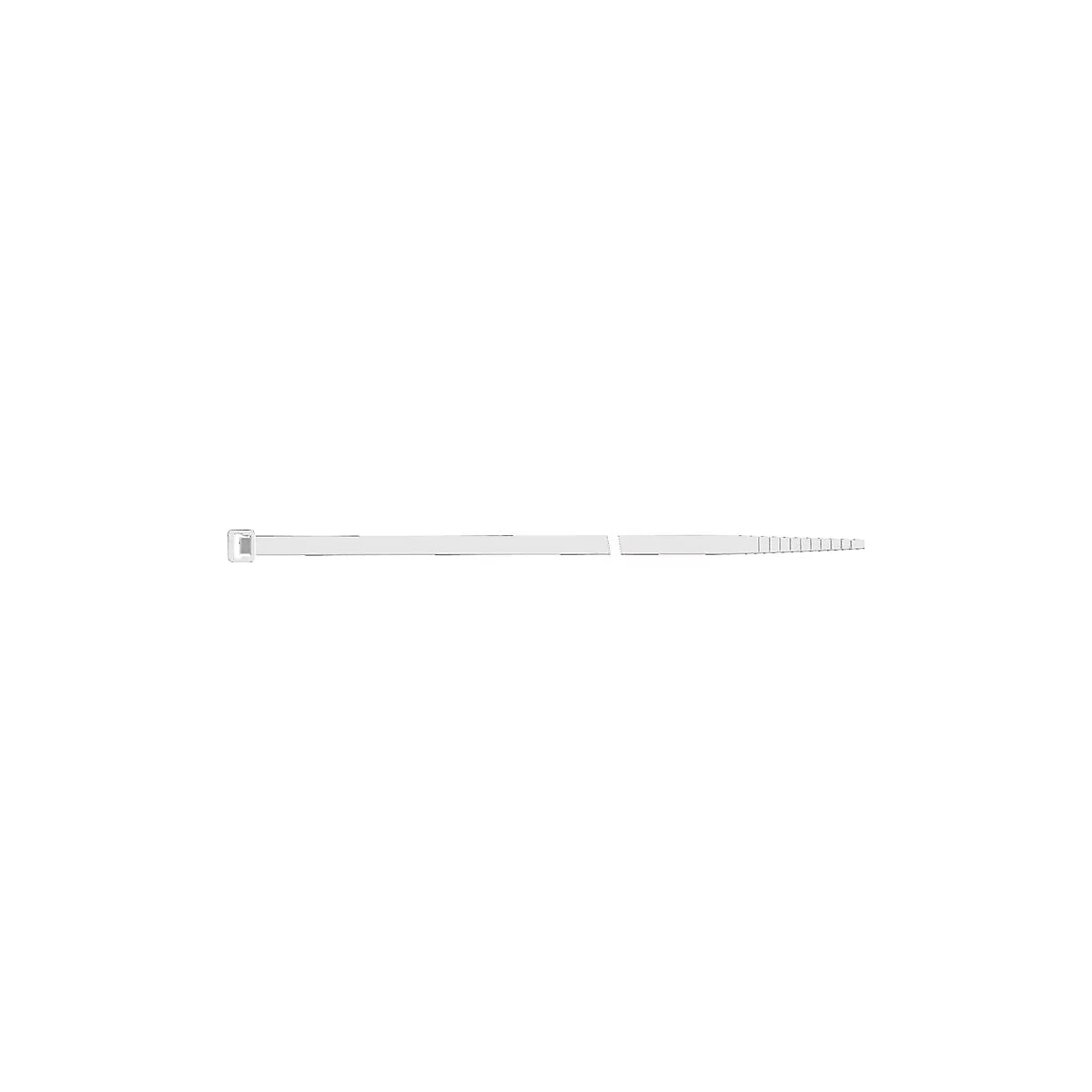 SapiSelco Kabelbinder SEL.FIT, L 280 x B 4,5 mm, PA 6.6 natur, innenverzahnt, Zugbelastung 220N, 100 Stück
