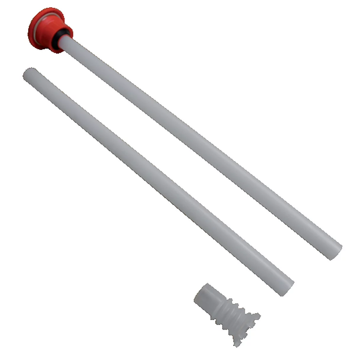 Saugrohr für CEMO Cematic-Pumpensysteme, 2-teilig, mit Gewinde S56 x 4, weiß