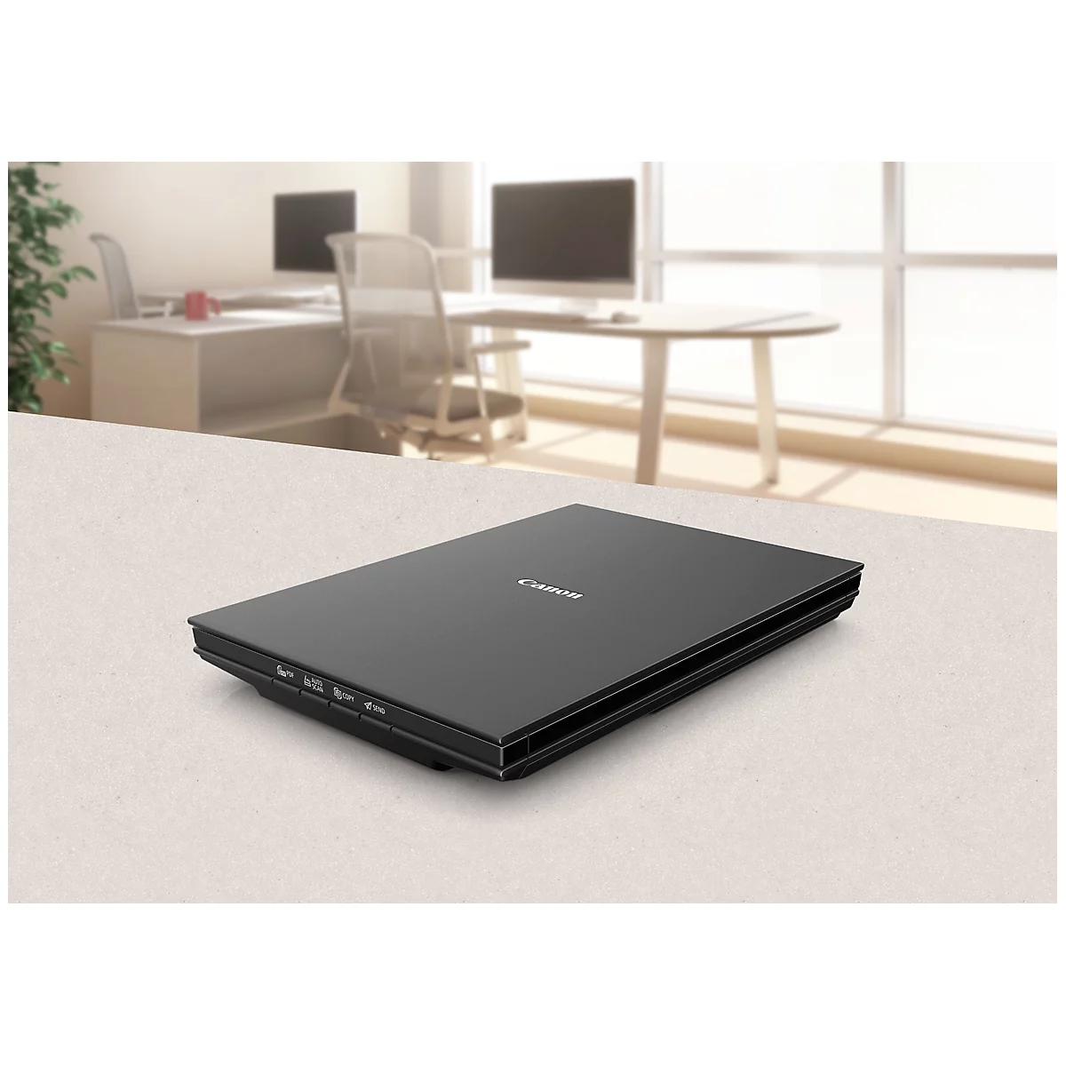 Scanner à plat LiDE 300 Canon, Hi-Speed USB 2.0, auto-scan, 2400 x 2400 dpi, jusqu'à A4, avec support vertical
