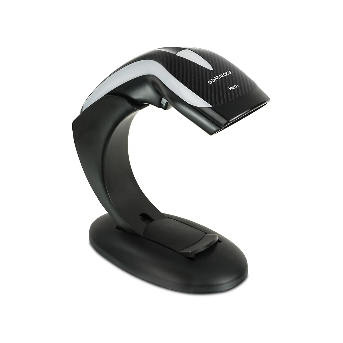 Scanner de code-barres Heron HD3130 CCD Datalogic kit USB, avec support et câble USB
