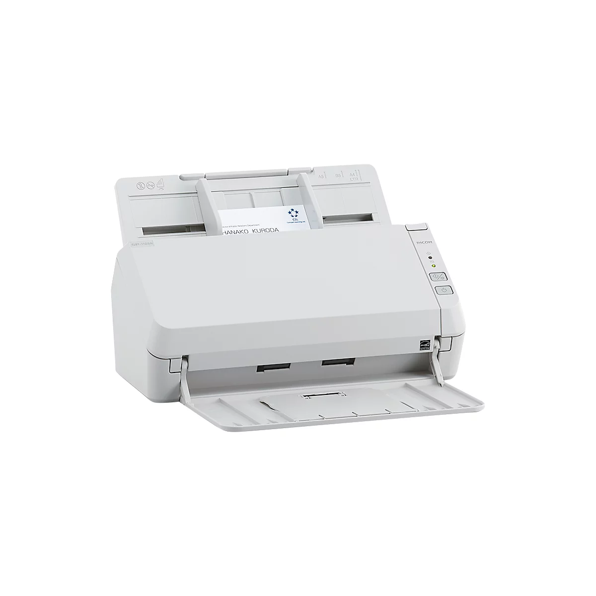 Scanner de documents Fujitsu SP-1125N, compatible LAN, 25 pages A4 recto/ 50 images A4 recto-verso/minute