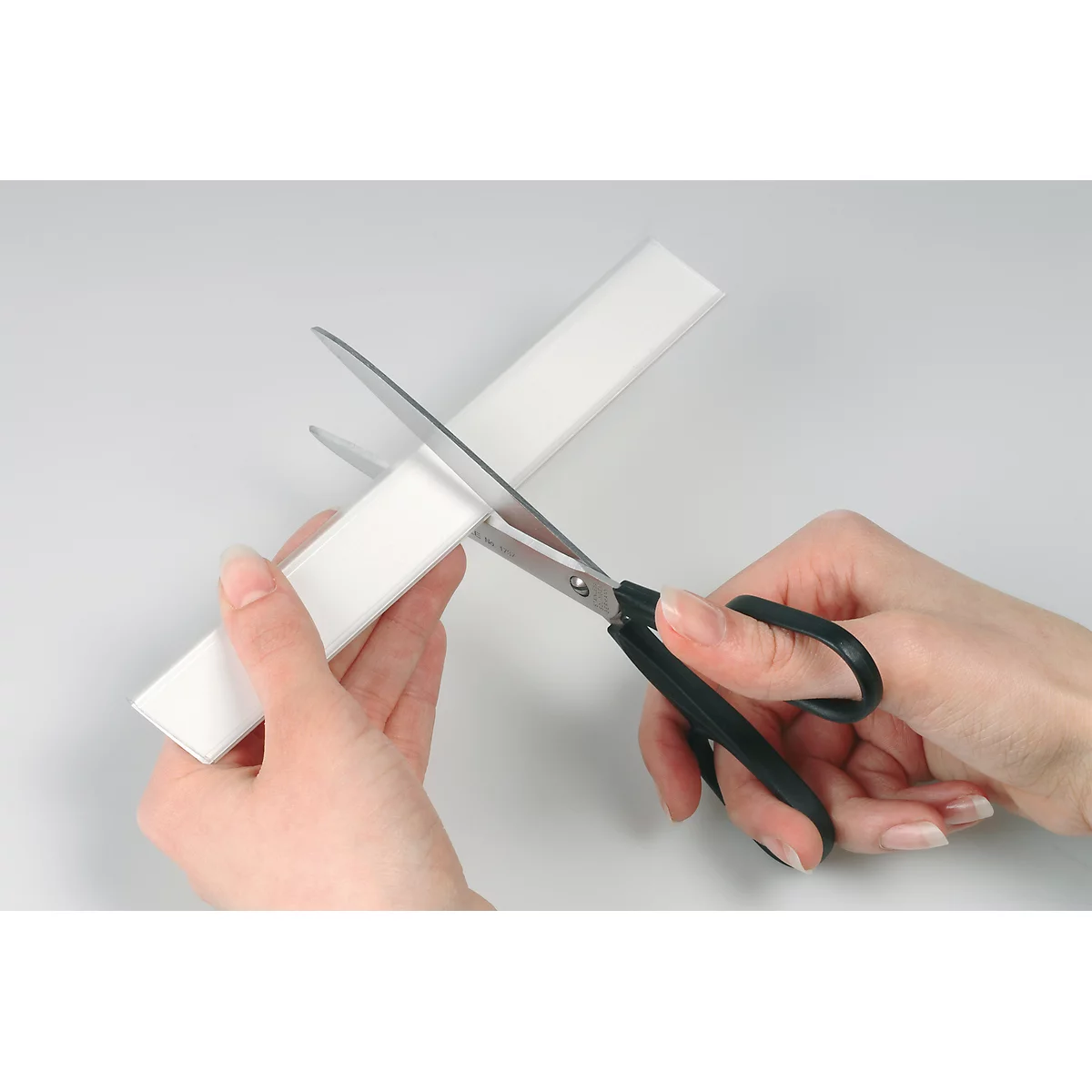 Scannerschiene SCANFIX, selbstklebend, variabel zuschneidbar, L 200 x B 20 mm, 50 Stück