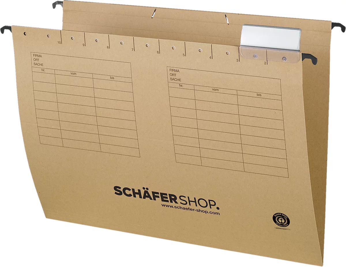 Schäfer Shop Armario archivador Select, estante doble + 50 carpetas archivadoras gratis