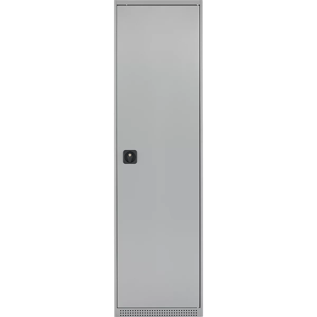 Schäfer Shop Armoire à matériel Genius FS, 5 HC, verrouillable, 2 tablettes/6 tiroirs, jusqu'à 250 kg, L 545 x P 520 x H 1950 mm, acier, alu blanc/alu blanc