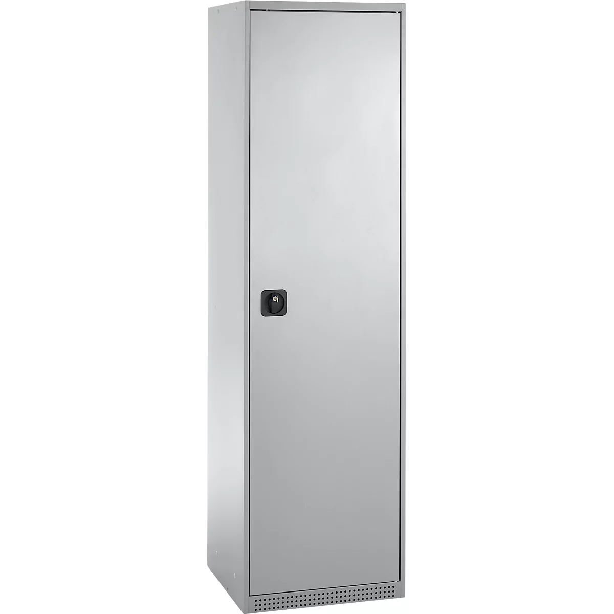 Schäfer Shop Armoire à matériel Genius FS, 5 HC, verrouillable, 2 tablettes/6 tiroirs, jusqu'à 250 kg, L 545 x P 520 x H 1950 mm, acier, alu blanc/alu blanc