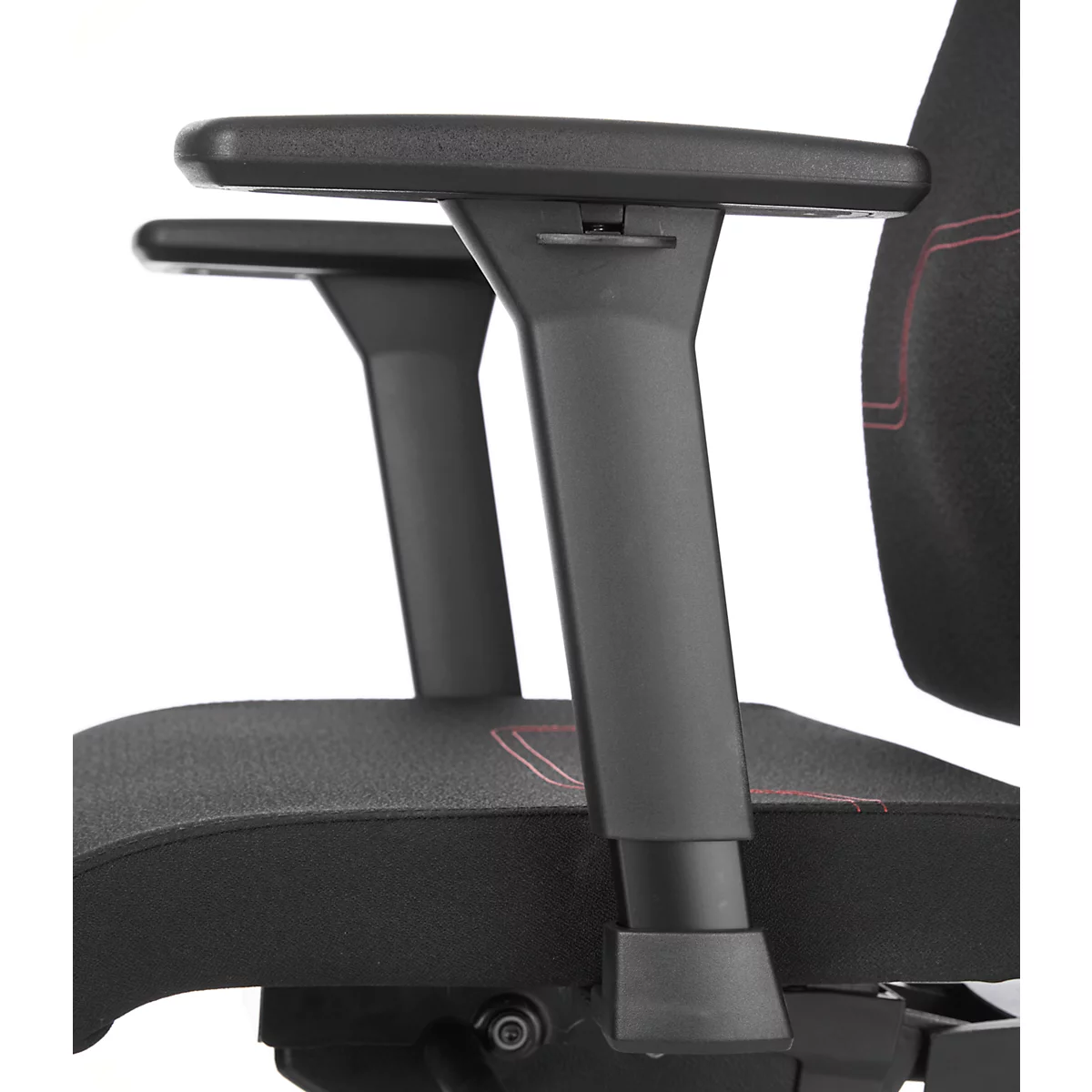 Schäfer Shop Chaise de bureau Select T4, avec accoudoirs, mécanisme synchrone, siège multicouche, soutien lombaire Airpressure, noir