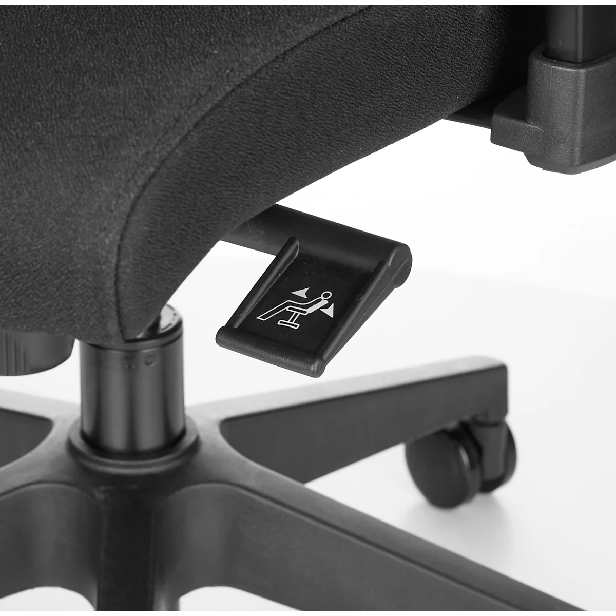 Schäfer Shop Chaise de bureau Select T4, avec accoudoirs, mécanisme synchrone, siège multicouche, soutien lombaire Airpressure, noir