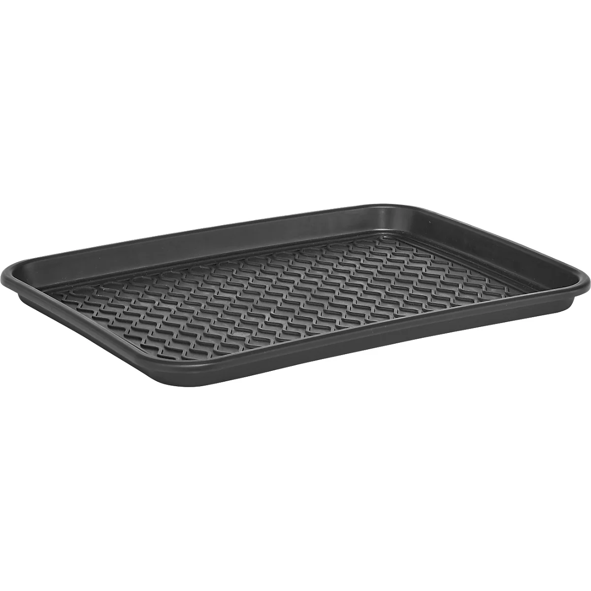 Schäfer Shop Genius Abtropfschale KST für FS Putzmittelschränke, Kunststoff schwarz, B 500 x T 400 x H 20 mm