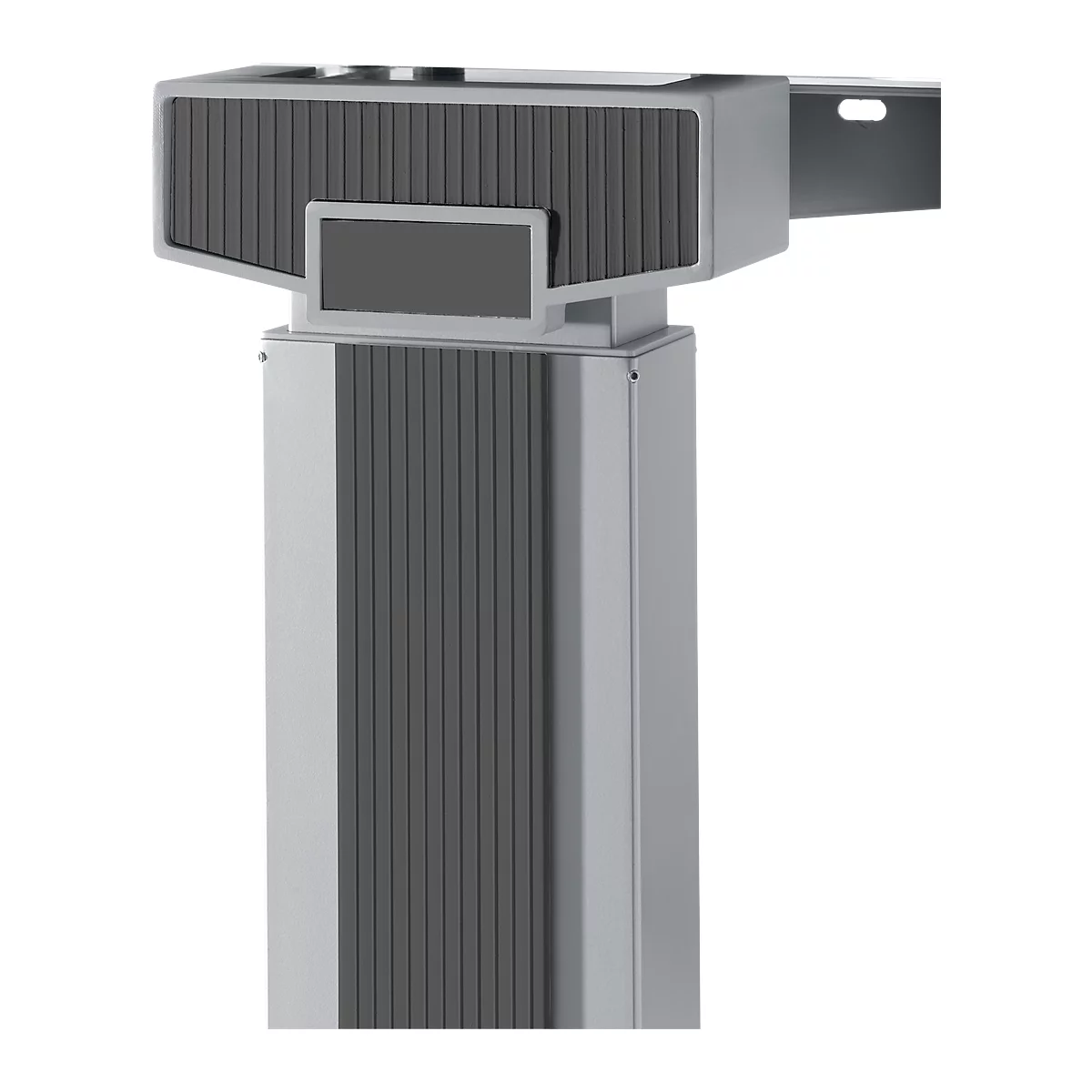 Schäfer Shop Genius Accentlijsten PLANOVA ERGOSTYLE, voor bureautafel, tweetraps verstelbaar, 6 stuks, grafiet