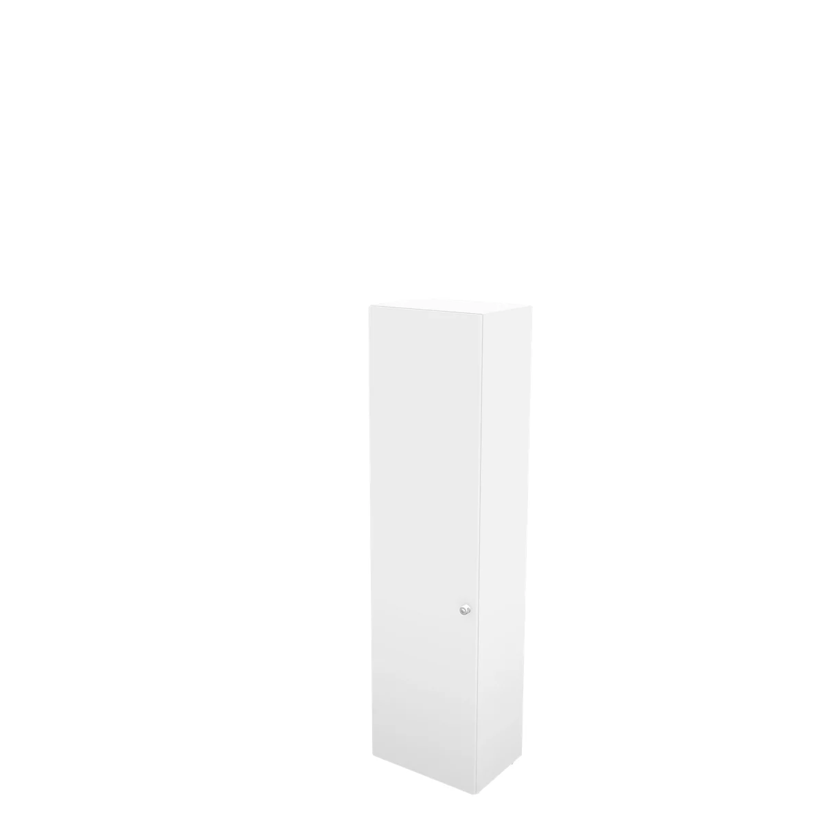 Schäfer Shop Genius armario de doble puerta TETRIS WALL, 6 alturas de archivo, bisagra de puerta a la izquierda, ancho 600 x fondo 440 x alto 2250 mm, blanco