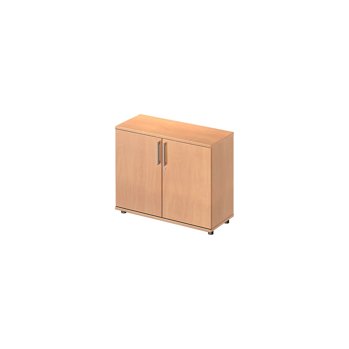 Schäfer Shop Genius Armoire à portes battantes TETRIS WOOD, 2 HC, hauteur (patins inclus), l. 1000 mm, coloris hêtre