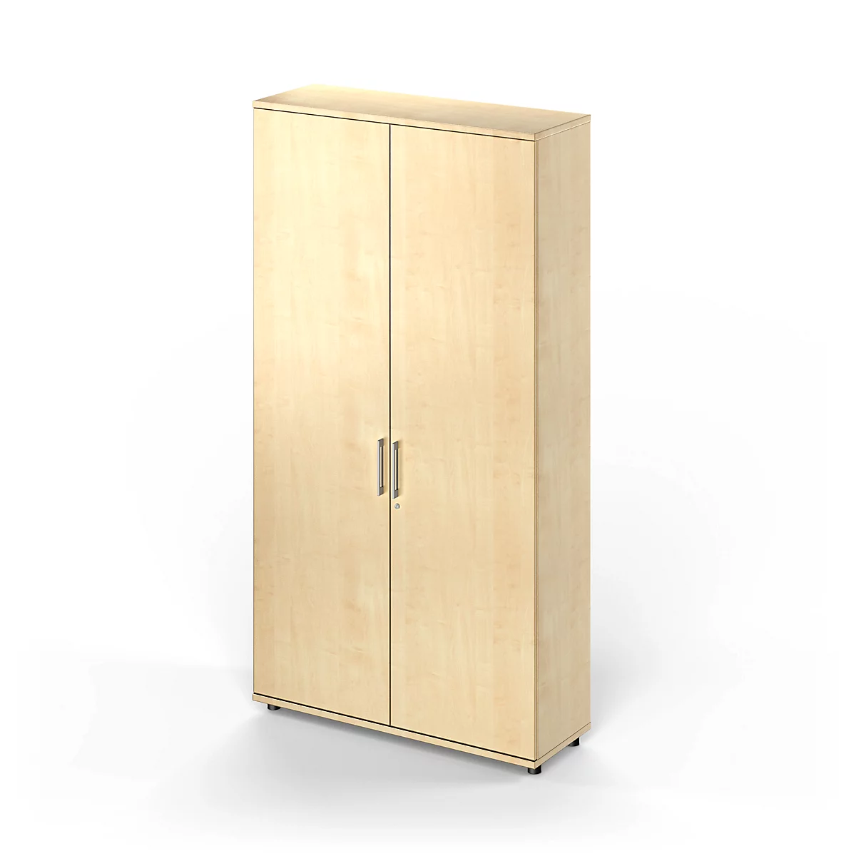 Schäfer Shop Genius Armoire à portes battantes TETRIS WOOD, 5 HC, hauteur incl. patins, L 1200 mm, décor érable