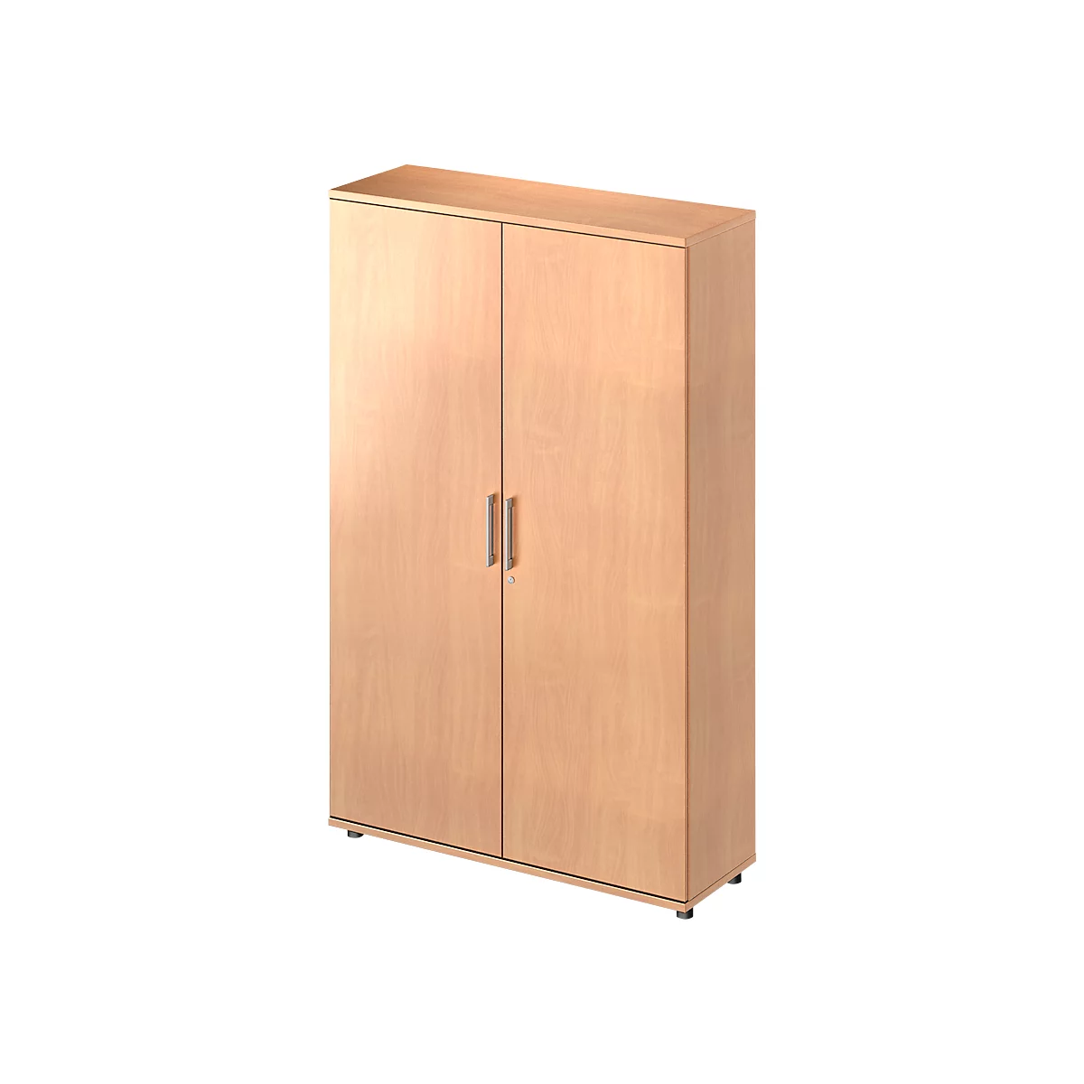 Schäfer Shop Genius Armoire à portes battantes TETRIS WOOD, 5 HC, hauteur incl. patins, L 1200 mm, décor hêtre