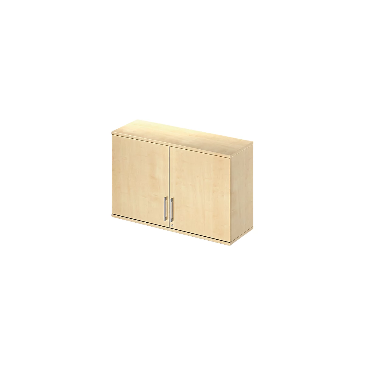 Schäfer Shop Genius Armoire à poser TETRIS WOOD, 2 HC, l. 1200 mm, verrouillable, coloris érable