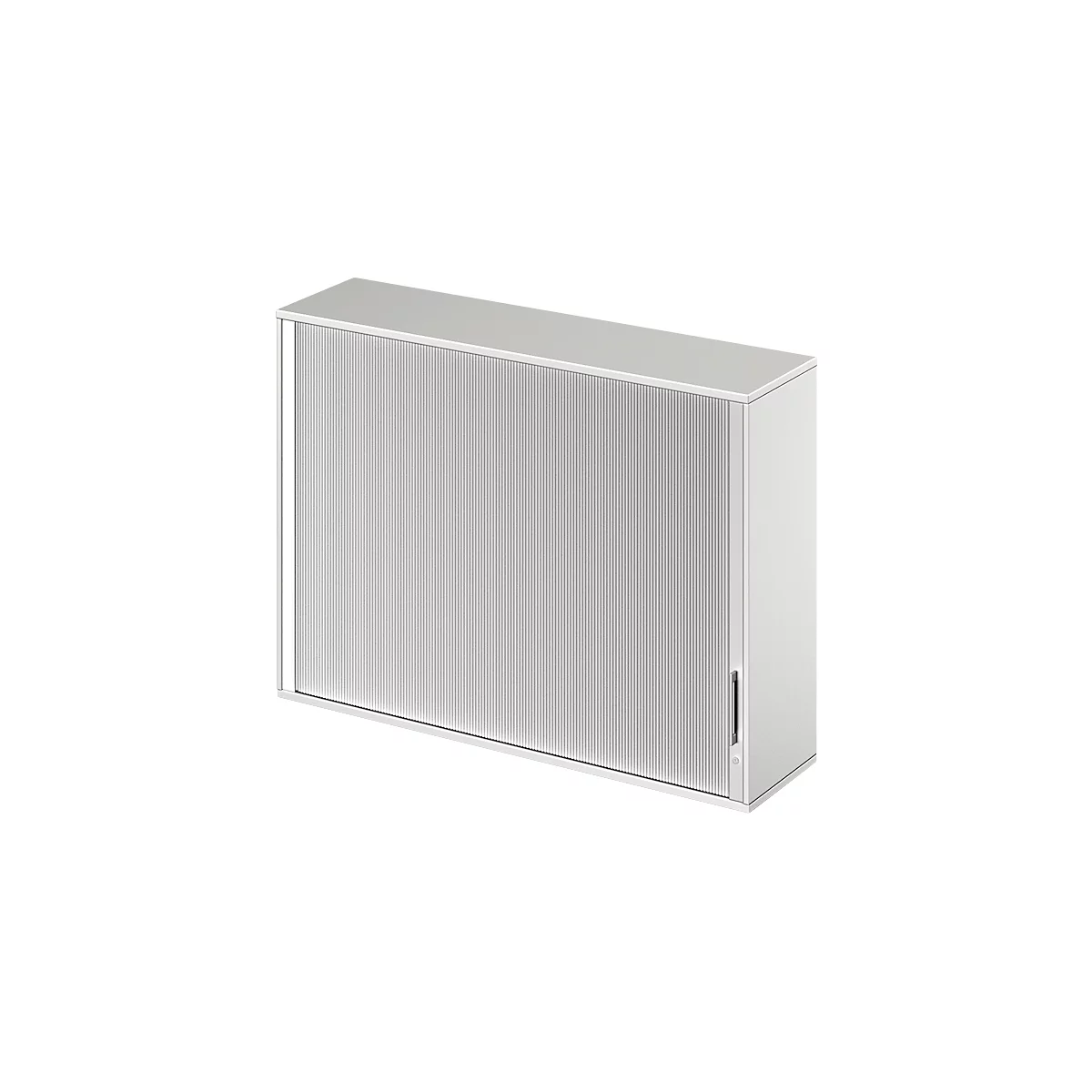 Schäfer Shop Genius Armoire à rideau d'extension TETRIS WOOD, 3 HC, l. 1600, gris clair