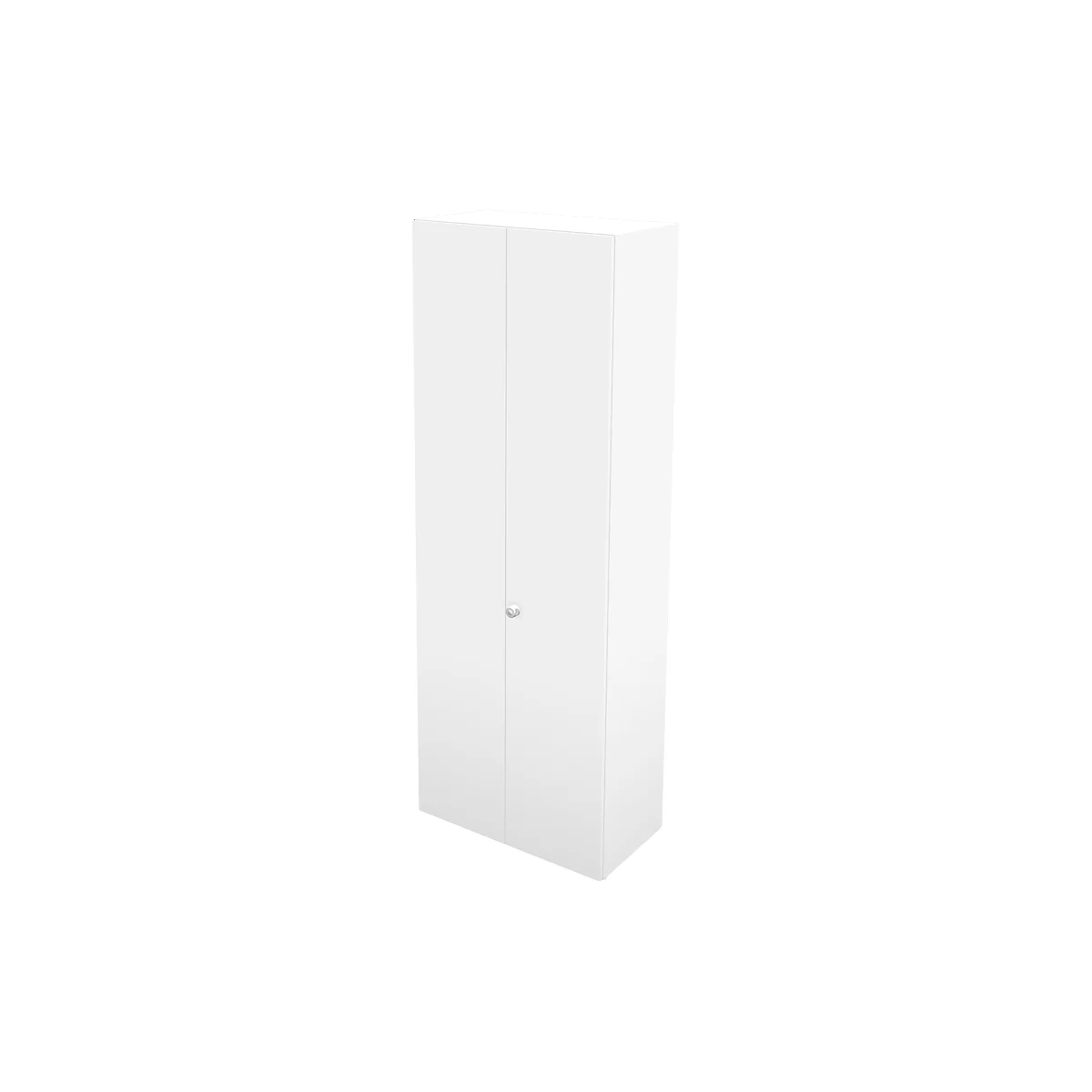 Schäfer Shop Genius Armoire-vestiaire TETRIS WALL, 2 étagères, charnière de porte côté droit, l. 800 x P 440 x H 2250 mm, blanc