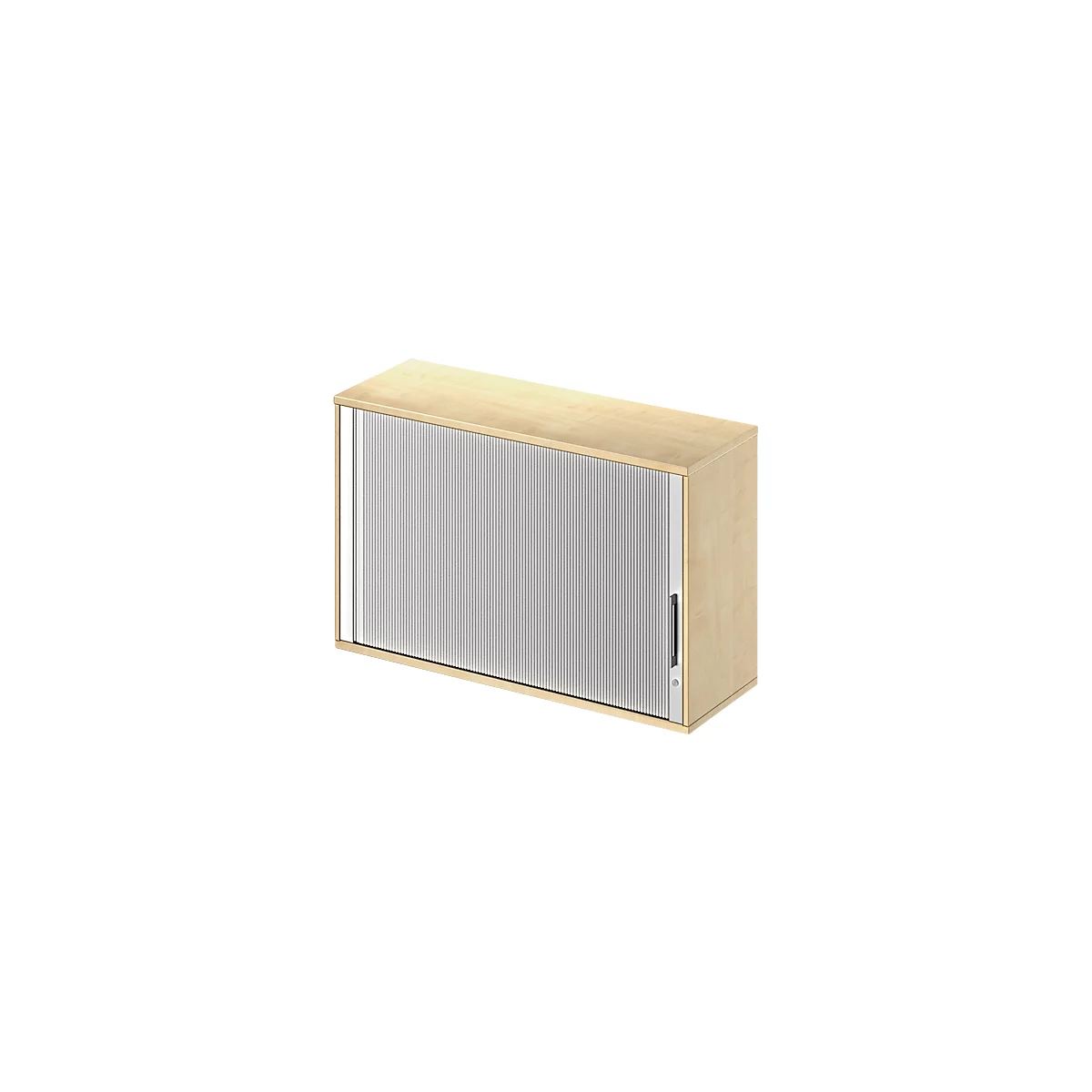 Schäfer Shop Genius Aufsatz-Querrolladenschrank TETRIS WOOD, 2 OH, B 1200, Ahorn-Dekor
