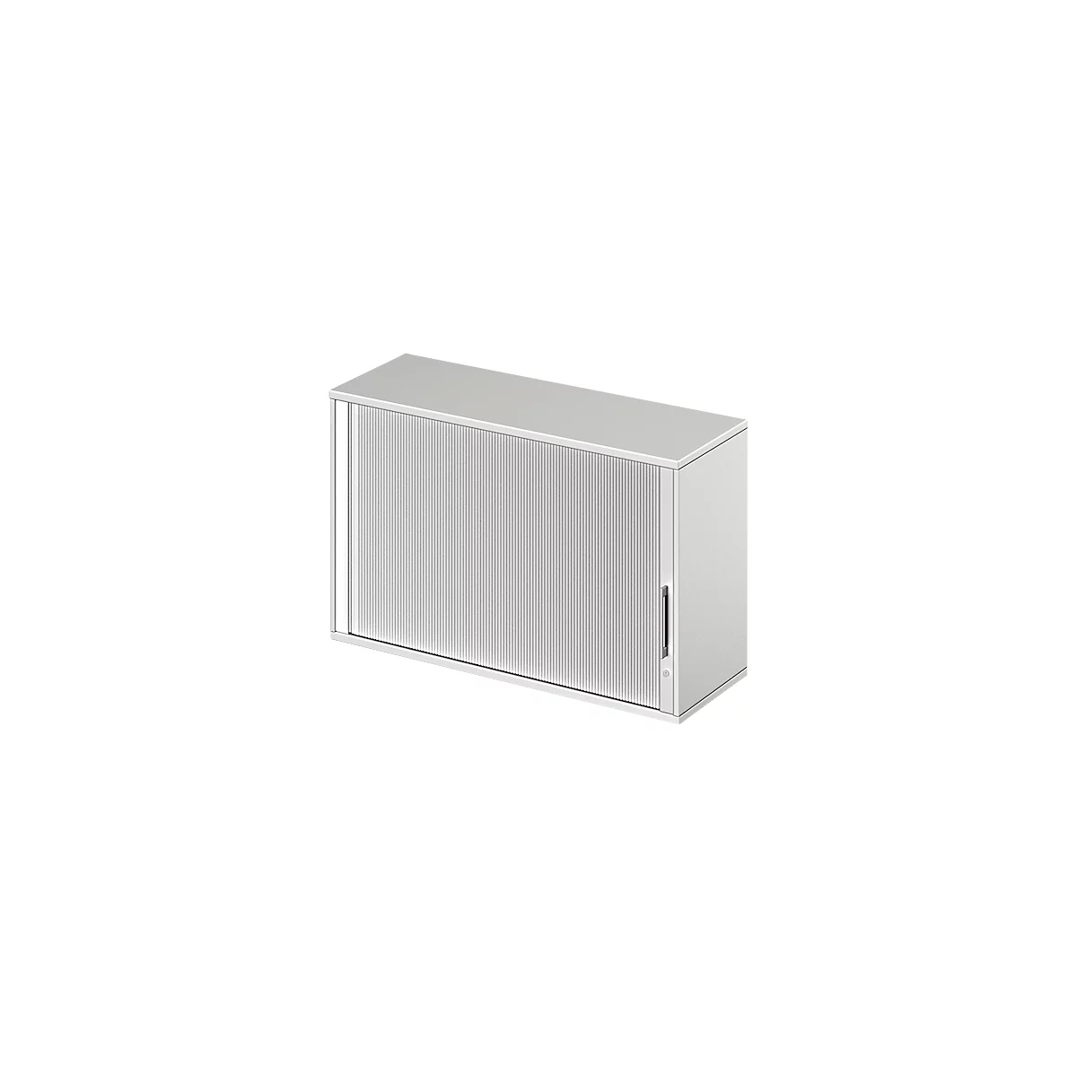 Schäfer Shop Genius Aufsatz-Querrolladenschrank TETRIS WOOD, 2 OH, B 1200, lichtgrau