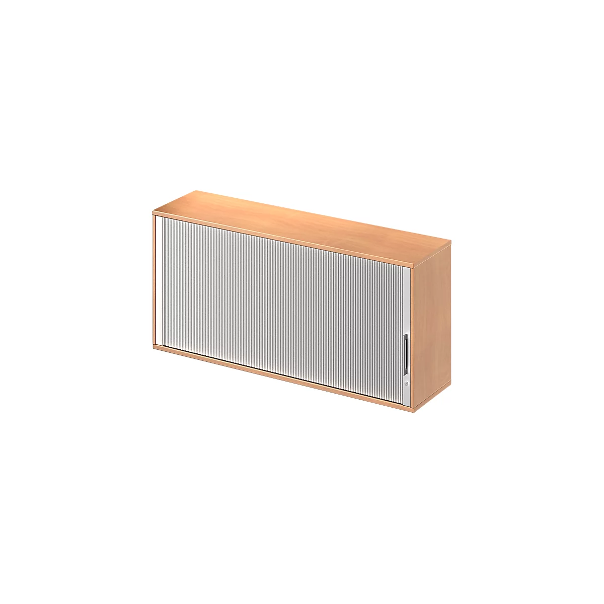 Schäfer Shop Genius Aufsatz-Querrolladenschrank TETRIS WOOD, 2 OH, B 1600, Buche-Dekor
