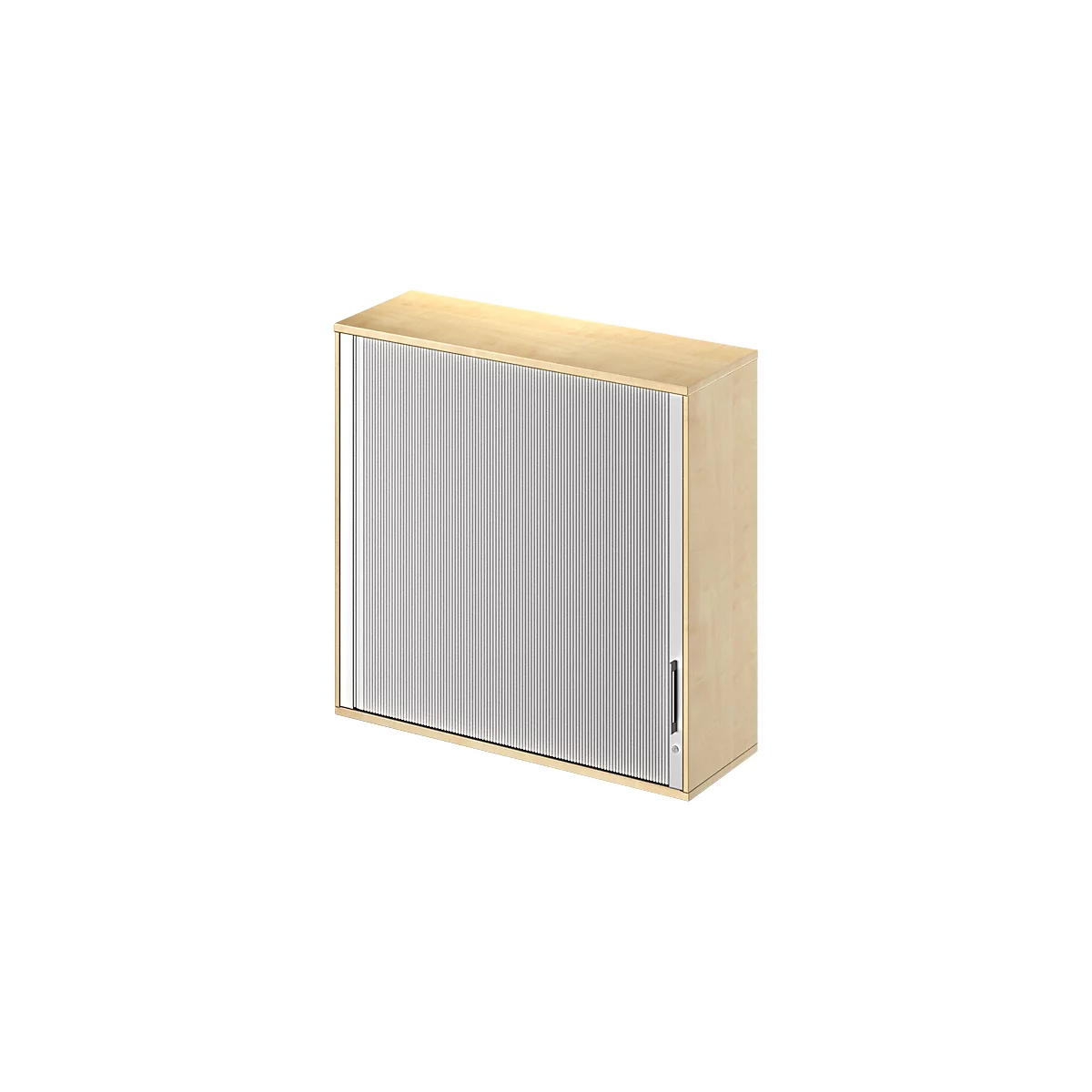 Schäfer Shop Genius Aufsatz-Querrolladenschrank TETRIS WOOD, 3 OH, B 1200 x T 421 x H 1110 mm, Ahorn-Dekor